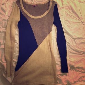 Fitted sweater dress